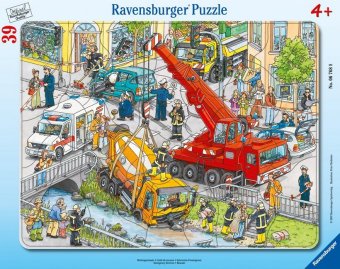 Kinderpuzzle 39 Teile - Rettungseinsatz