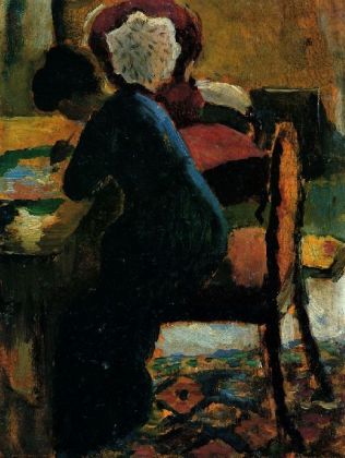 August Macke - Elisabeth am Schreibtisch - 1.000 Teile (Puzzle)
