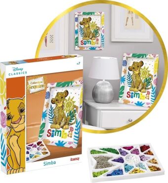 COLLECTION SEQUINS - Paillettenkunst Simba