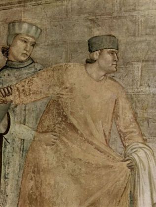 Giotto di Bondone - Verlobung des Hl. Franziskus mit der Armut, Detail: Hl. Franziskus - 1.000 Teile