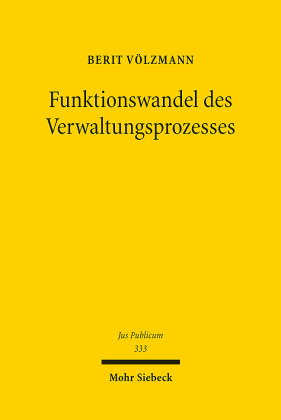 Funktionswandel des Verwaltungsprozesses