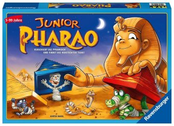 Ravensburger 21435 - Junior Pharao - Gesellschaftsspiel für die ganze Familie, Junior Version ,Spiel