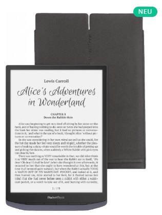 PocketBook Cover Sleeve für InkPad X, Black / Yellow