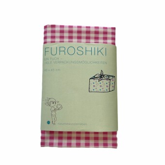 Furoshiki - Geschenkverpackung 45x45 cm im Polybag