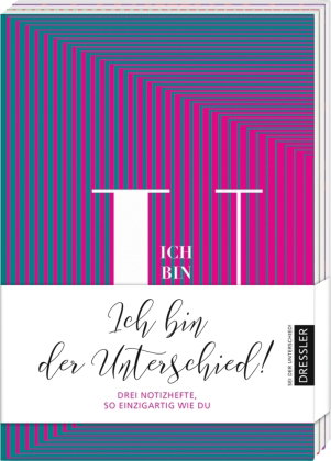 Ich bin der Unterschied!, 3er-Set Notizhefte