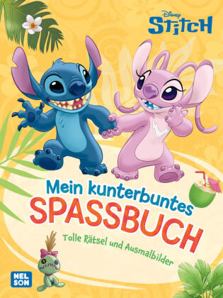 Disney Kreative Beschäftigung: Disney Stitch: Mein kunterbuntes Spaßbuch