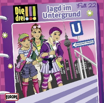 Die drei !!! - Jagd im Untergrund, Audio-CD