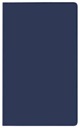 Taschenkalender Pluto geheftet PVC blau 2024