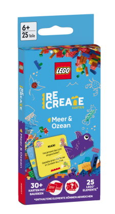 LEGO® - ReCreate Karten - Meer & Ozean, m. 1 Beilage