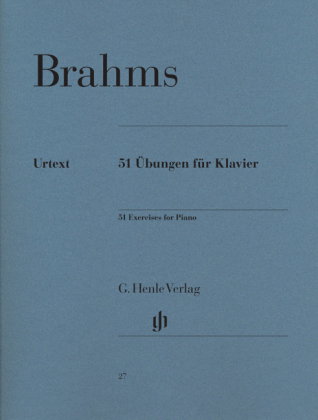 Johannes Brahms - 51 Übungen für Klavier