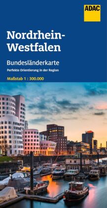 ADAC Bundesländerkarte Deutschland 06 Nordrhein-Westfalen 1:300.000