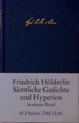 Sämtliche Gedichte und Hyperion