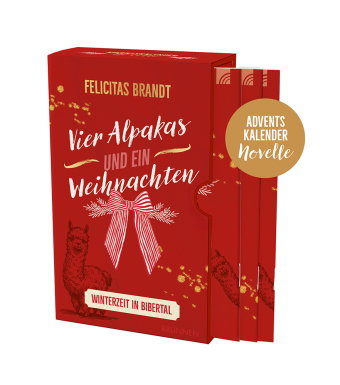Vier Alpakas und ein Weihnachten