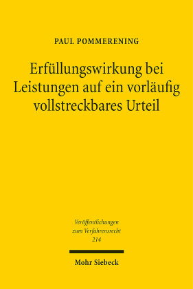 Erfüllungswirkung bei Leistungen auf ein vorläufig vollstreckbares Urteil