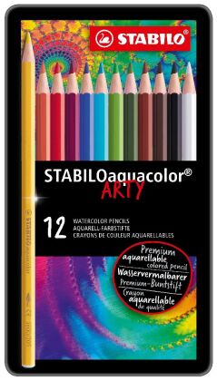 STABILOaquacolor 12er Metalletui ARTY"