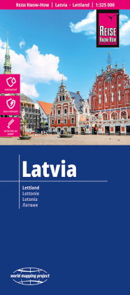 Reise Know-How Lettland | Latvia (1:325.000)