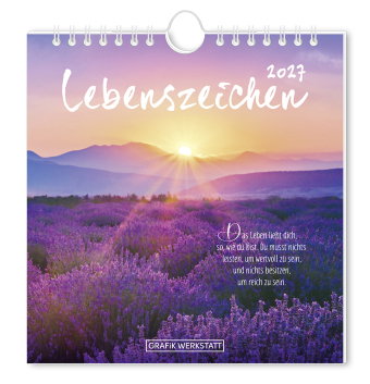 Postkartenkalender 2027 Lebenszeichen