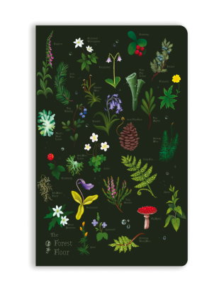 Premium Softcover Notizbuch: Anna Stead, Der Waldboden
