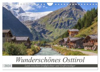 Wunderschönes Osttirol (Wandkalender 2024 DIN A4 quer), CALVENDO Monatskalender