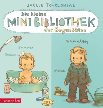 Die kleine Mini-Bibliothek der Gegensätze - Ein Pappbilderbuch über Gegensätze (Die Mini-Bibliothek