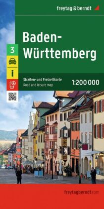 freytag & berndt Straßenkarte Baden-Württemberg 1:200.000