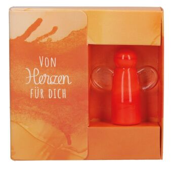 Engelfigur aus Glas - Von Herzen für dich