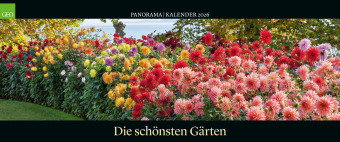 GEO - GEO Panorama: Die schönsten Gärten 2026 - XXL Wandkalender 120x50 cm, Panorama-Kalender mit Ga