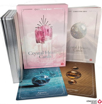 Crystal Healing Cards - 44 Karten mit Botschaften und Anleitung (Heilsteine, Edelsteine, Kristalle -