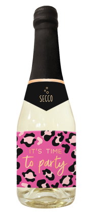 Secco-Flasche 0,2l It's time to party