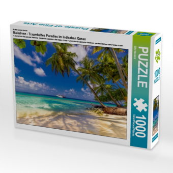 CALVENDO Puzzle Ein Motiv aus dem Kalender Malediven - Traumhaftes Paradies im Indischen Ozean | 100