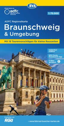 BVA ADFC Regionalkarte Braunschweig und Umgebung 1:75.000