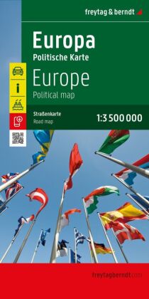 freytag & berndt Straßenkarte Europa politisch 1:3,5 Mio.