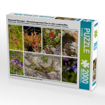 CALVENDO Puzzle Sehnsucht Norwegen - Abwechslungsreiche Flora in allen Landschaften | 2000 Teile Leg