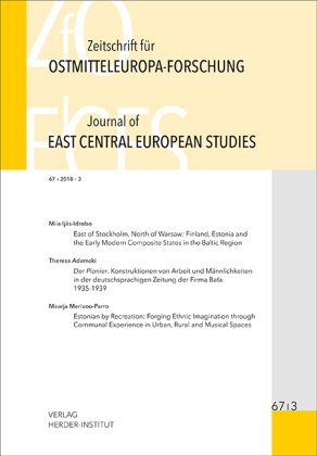 Zeitschrift für Ostmitteleuropa-Forschung 67/3 ZfO - Journal of East Central European Studies JECES