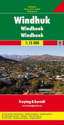 Freytag & Berndt Stadtplan Windhuk. Windhoek. Windhoek