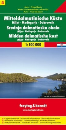 Mitteldalmatinische Küste, Mljet - Medjugorje - Dubrovnik. Srednja dalmatinska obala. Midden dalmati