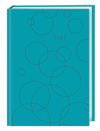 Kalenderbuch A6 blau 2027