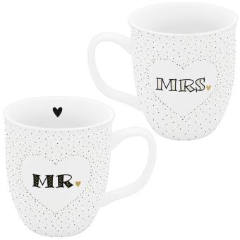 Espressotassen-Set Mr. & Mrs.