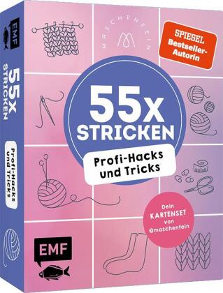 55 x stricken - Profi-Hacks und Tricks | Dein Kartenset von @maschenfein