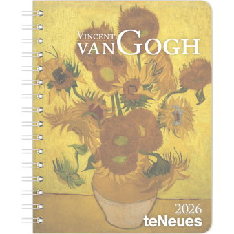teNeues - Vincent van Gogh Diary 2026 - Buchkalender 17x22 cm | Wochenkalender Deluxe mit Meisterwer