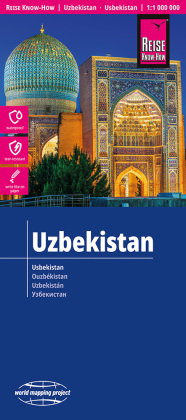 Reise Know-How Landkarte Usbekistan / Uzbekistan (1:1.000.000)