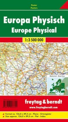 Europa, Poster 1:3.500.000, freytag & berndt