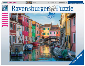 Ravensburger Puzzle 17392 Burano in Italien - 1000 Teile Puzzle für Erwachsene und Kinder ab 14 Jahr