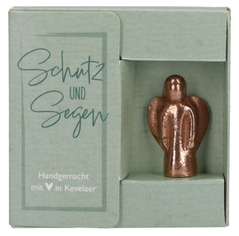 Engelfigur aus Bronze - Schutz und Segen