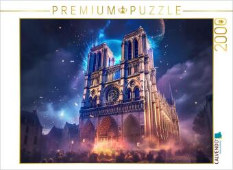 CALVENDO Puzzle Notre-Dame de Paris | 2000 Teile Lege-Größe 90x67cm Foto-Puzzle für glückliche Stund