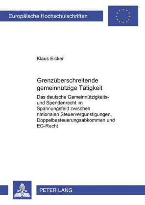 Grenzüberschreitende gemeinnützige Tätigkeit