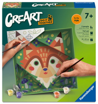 CreArt, Malen nach Zahlen Do it together - Fuchs