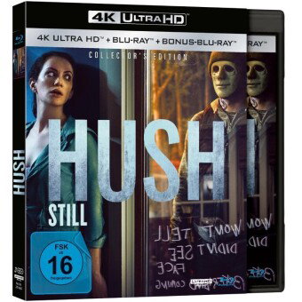 Hush, 1 4K UHD-Blu-ray + 1 Blu-ray (Mediabook)
