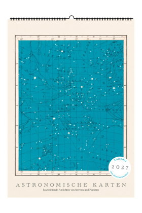 Astronomische Karten. Wandkalender 2027