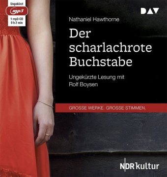 Der scharlachrote Buchstabe, 1 Audio-CD, 1 MP3